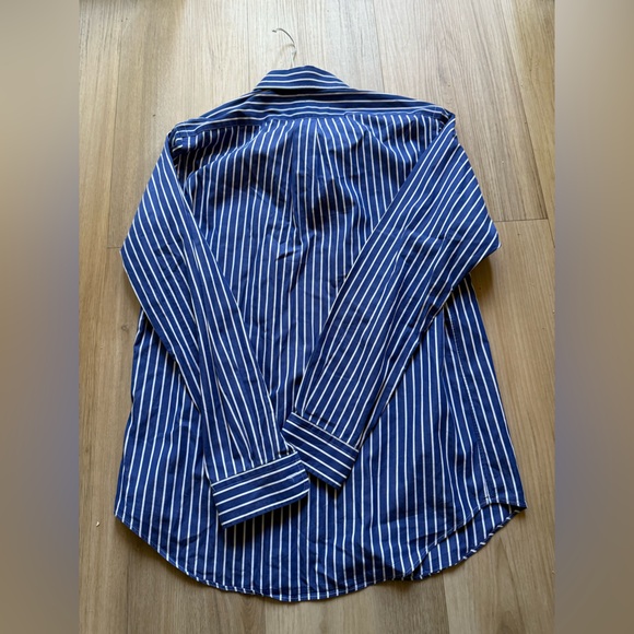 Men’s Ralph Lauren Blue and White Casual Button Down Shirt - 100% Cotton - SZ S - Picture 3 of 5